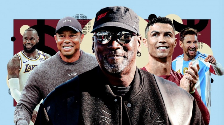 九游娱乐-NBA球员收入哪家强？乔丹45亿居首 LBJ压奥胖 科五库六&amp;三少前十